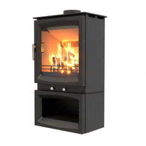 Burnbright Multi Fuel with LogBox Stove &ndash; Freestanding Wood Burning 6,7 kW