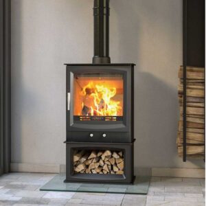 Burnbright Multi Fuel with LogBox Stove &ndash; Freestanding Wood Burning 6,7 kW