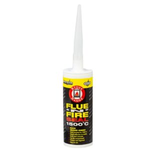 Flue&lsquo;n&rsquo;Fire Seal 1500˚C Black Silicate Cement / High-Temperature 150ml