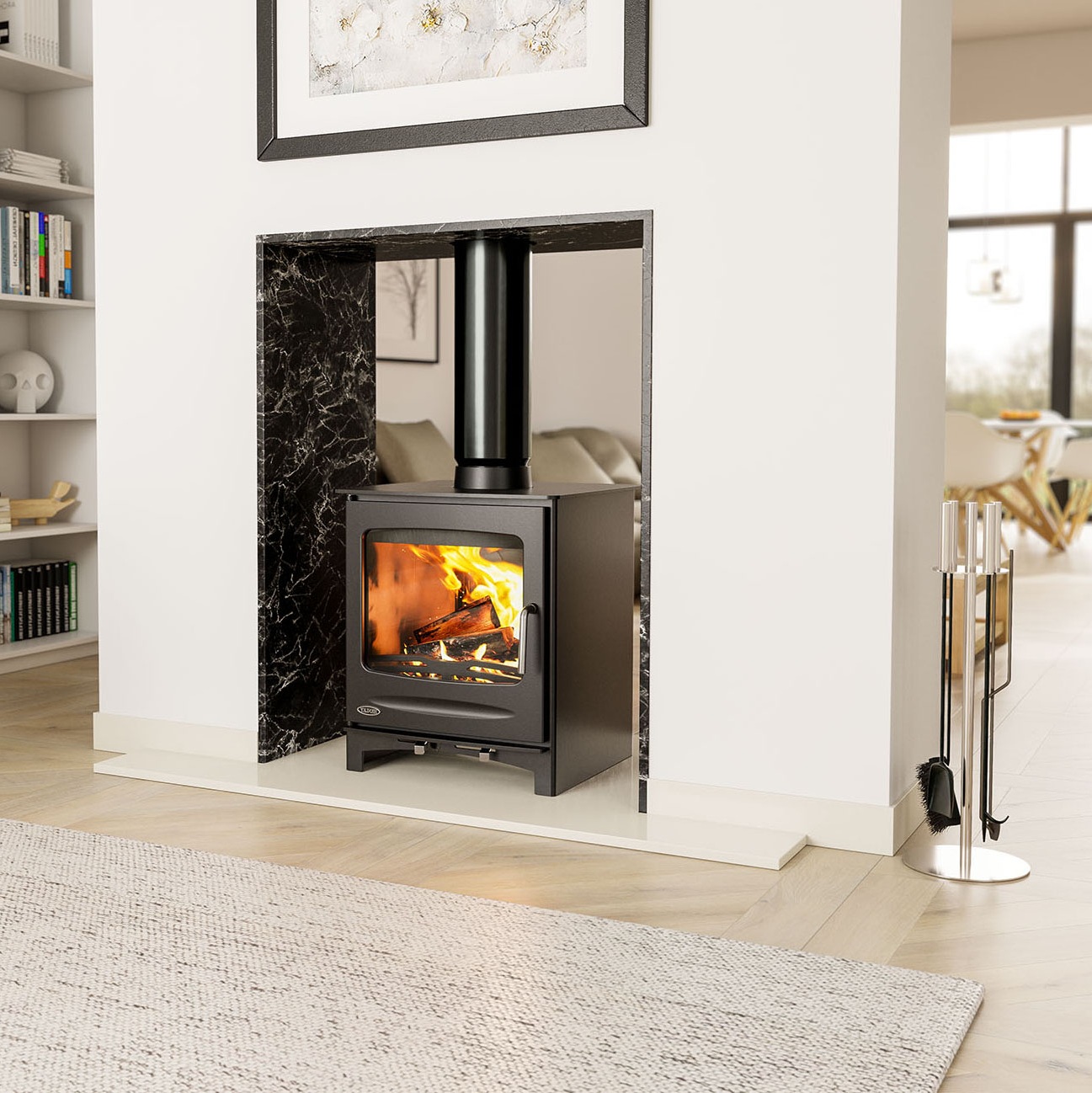 Sherwood 10kW Double Side Multi Fuel | Efficiency, DEFRA, External Air Supply - Image 2