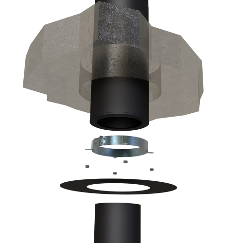 Round Magnetic Finishing Plate 90º - Ø 150 / Black Matt - Image 3