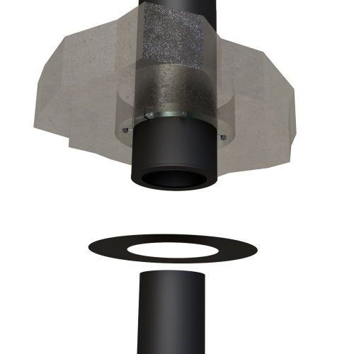 Round Magnetic Finishing Plate 90º - Ø 150 / Black Matt - Image 4