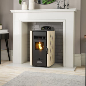 Elm Eco 4 Pellet Stove 4kW BEIGE &ndash; Henley