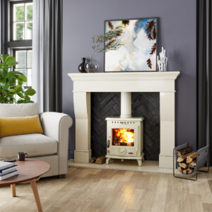 Aran Multi Fuel (Eco)- Freestanding Stove 5kW / Enamel Cream