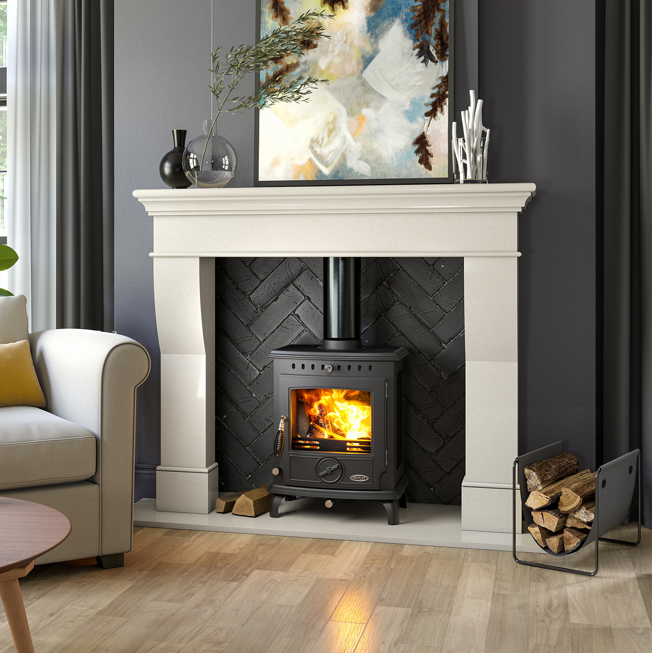 Aran Multi Fuel (Eco)- Freestanding Stove 5kW - Image 2