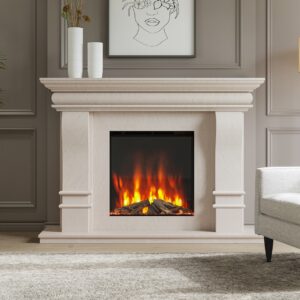Aurora 650 Electric Fire / LED (652 x 911mm) 1kW-2kW