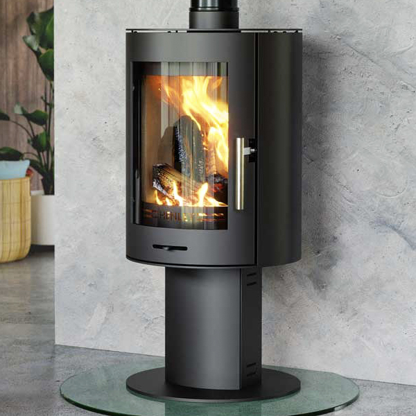 Geneva Pedestal A+ 5kW Wood Burning Stove - Image 2