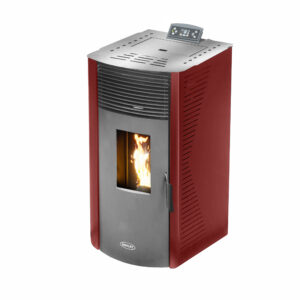 Elm Eco 12 Pellet Stove 12kW RED &ndash; Henley