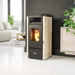 Elm Eco 8 Pellet Stove 8kW BEIGE &ndash; Henley