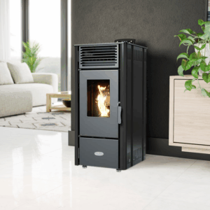 Elm Eco 8 Pellet Stove 8kW BLACK &ndash; Henley