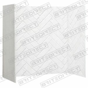 Chamber &ndash; WHITE Ceramic Tiles HERRINGBONES 1000 x 800 x 400mm