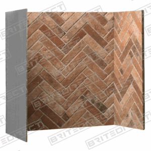 Chamber &ndash; RED Ceramic Tiles HERRINGBONES 1000 x 800 x 400mm