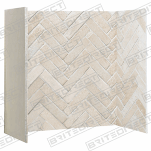 Chamber &ndash; SAND Ceramic Tiles HERRINGBONES 1000 x 800 x 400mm