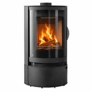 Hoxton 7kW wood burning stove - Low Log Store