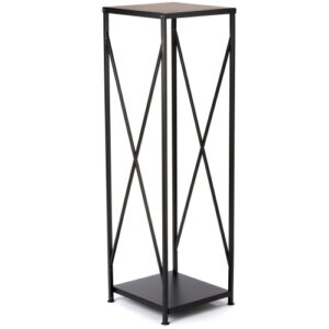 Log Holder Black L13.5 &ndash; Tall Modern Firewood Storage Stand