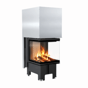 KRATKI NBC 500/500 Inset Wood Burner 8kW &ndash; Three-Sided Glass