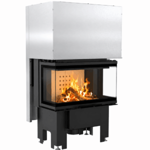 KRATKI NBC 680/280 Inset Wood Burner 7kW &ndash; Three-Sided Glass
