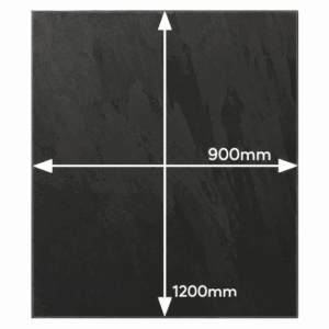 Slate _ Graphite Hearth &ndash; 20mm x 1200mm x 900mm Stone