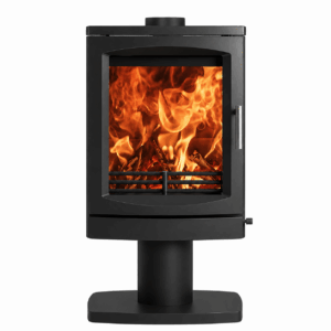 Hampton Vista 500 Pedestal 5kW Woodburning Stove &ndash; DEFRA