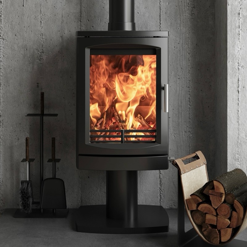 Hampton Vista 500 Pedestal 5kW Woodburning Stove – DEFRA - Image 4
