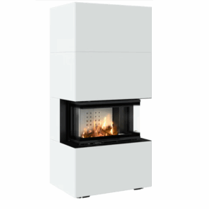 KRATKI NBC HEB BIANCO EASY BOX Wood Burner 7 kW &ndash; Three-Sided Glass