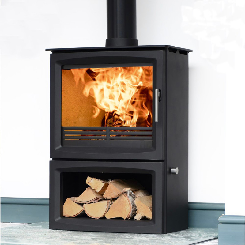 Hampton Vista 500 Wide 5kW Woodburning Stove – DEFRA - Image 3