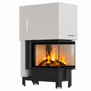 KRATKI REGNOR 500/700 Wood Burner Inset 8 kW &ndash; Three-Sided Glass