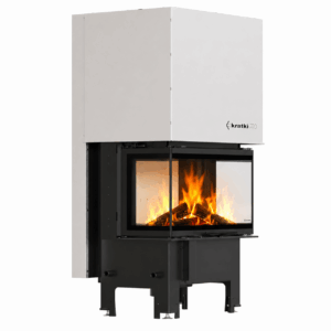 KRATKI REGNOR 680/280 Wood Burner Inset 7 kW &ndash; Three-Sided Glass