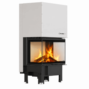 KRATKI REGNOR 800/400 Wood Burner Inset 8 kW &ndash; Three-Sided Glass