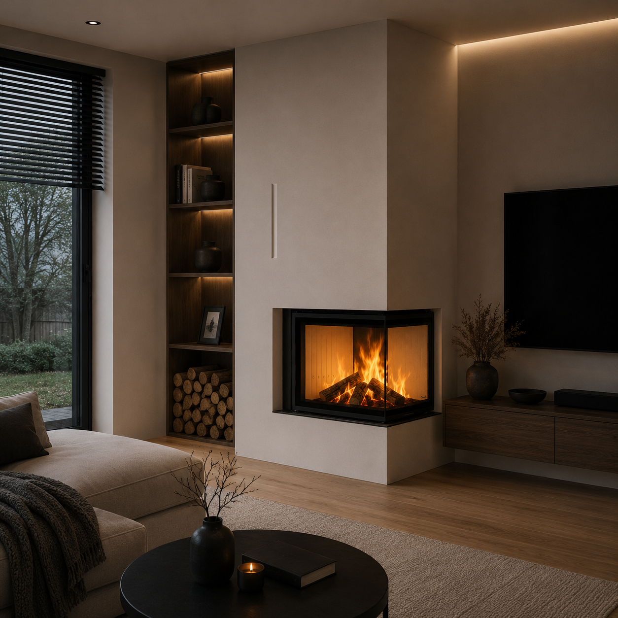 KRATKI REGNOR 800/400 Wood Burner Inset 8 kW – Three-Sided Glass - Image 3