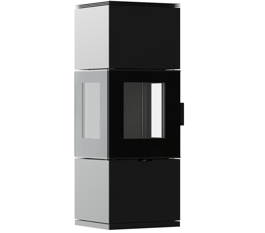 KRATKI INGA Wood Burning Stove 8 kW black thermotec - Image 4