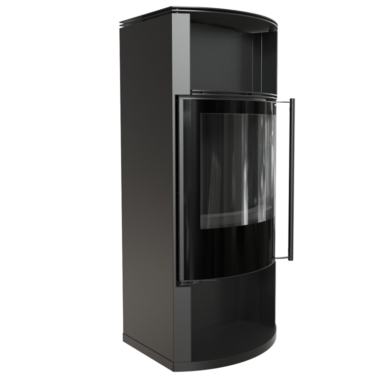 KRATKI TOFA Wood Burning Stove 8 kW black thermotec - Image 4